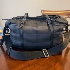 Burberry Graceford Tonal Check Diaper Bag